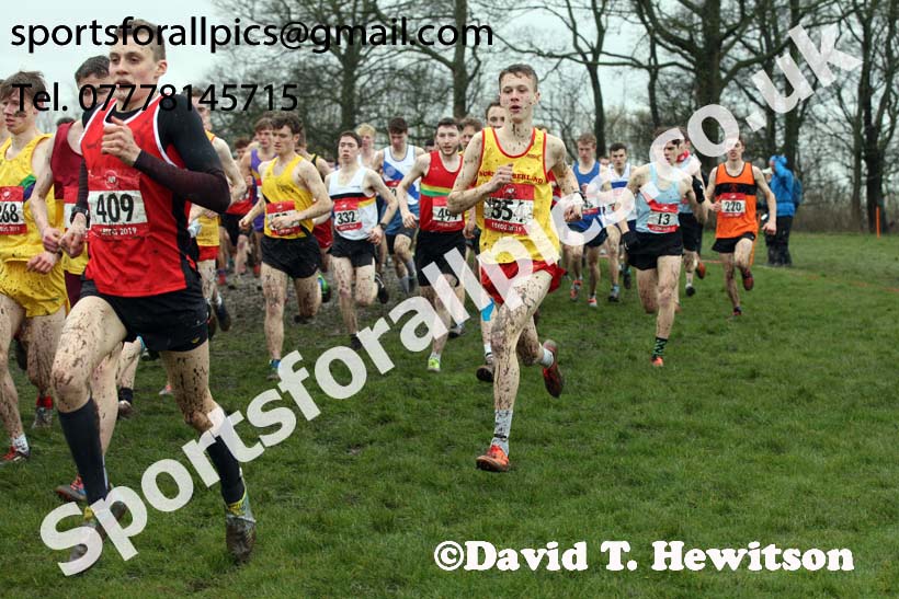 Senior boys 2019 New Balance English Schools Cross Country Champs, Temple Newsam, Leeds. Photo:  David T. Hewitson/Sports for All Pics